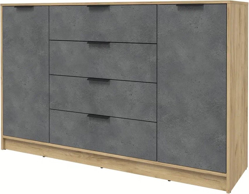 

Тумба Интерлиния Концепт КТ-Т160 (бетон портленд/дуб золотой)