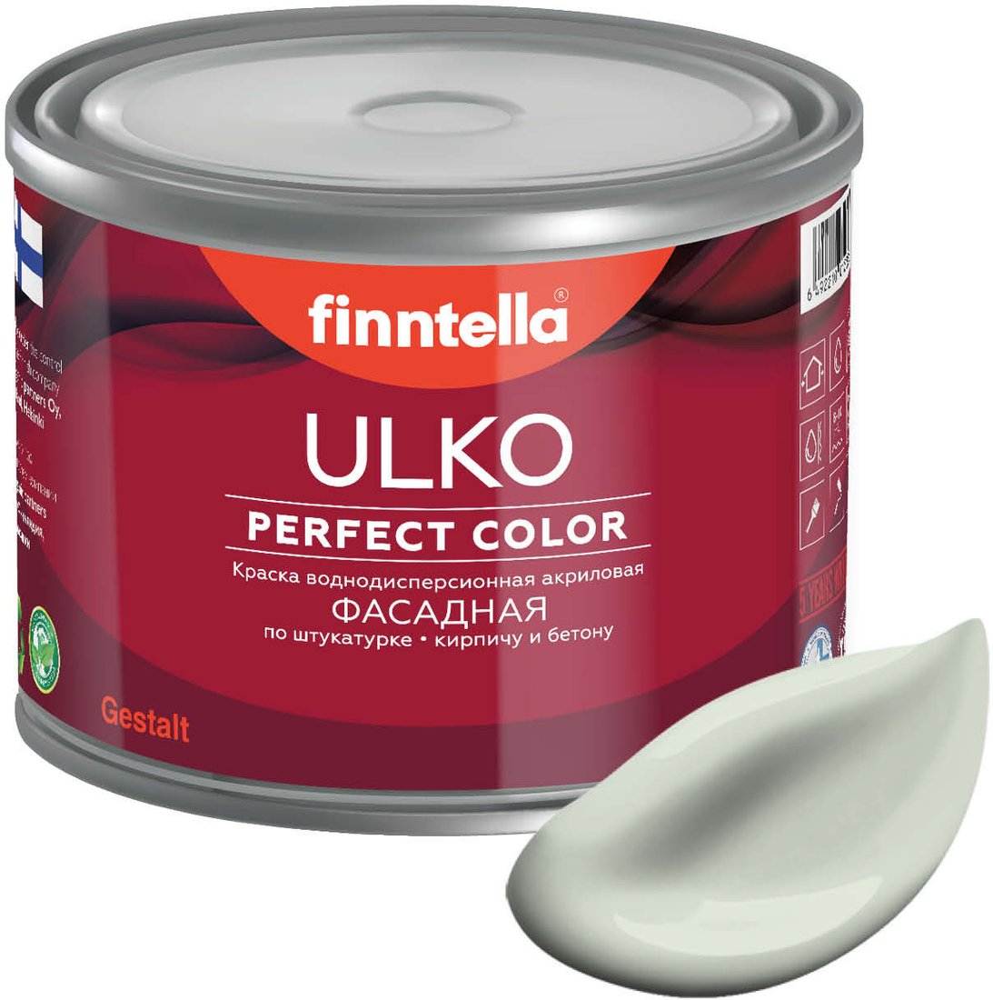 

Краска Finntella Ulko Pinnattu F-05-1-9-FL055 9 л (светлый)