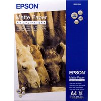 Фотобумага Epson Matte Paper-Heavyweight A4 50 листов (C13S041256)