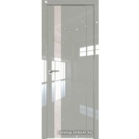 Межкомнатная дверь ProfilDoors 62L L 40x200 (галька люкс, стекло lacobel перламутровый лак)