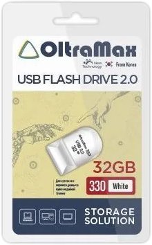 

USB Flash OltraMax 330 32GB (белый)