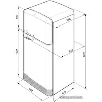 Холодильник Smeg FAB50RSV