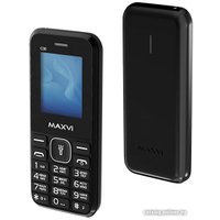 Кнопочный телефон Maxvi C30 (черный)