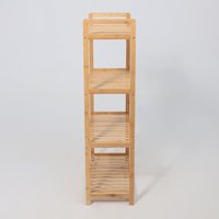 Этажерка AksHome Violet-4 (бамбук)