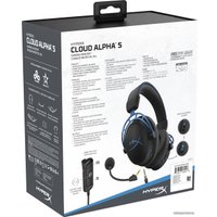 Наушники HyperX Cloud Alpha S (черный/синий)