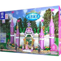 Конструктор Zhe Gao Disney QL1105 Замок Принцессы со стражами у ворот