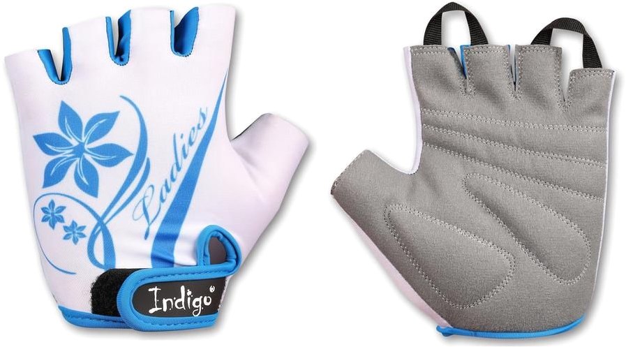 

Перчатки Indigo SB-01-8541 (M, белый/голубой)