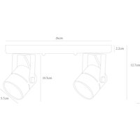 Спот Arte Lamp Mizar A1311PL-2WH