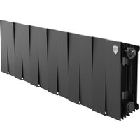 Биметаллический радиатор Royal Thermo PianoForte 200 Черный - 12 секций