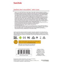 Карта памяти SanDisk Ultra microSDHC Class 10 32GB (SDSQUNB-032G-GN3MN)