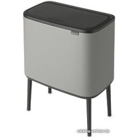 Система сортировки мусора Brabantia Bo Touch Bin 11+23 л (минерально-серый)