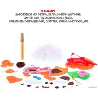 Набор для создания поделок/игрушек Bondibon Елочные украшения из фетра. Кошка ВВ1591