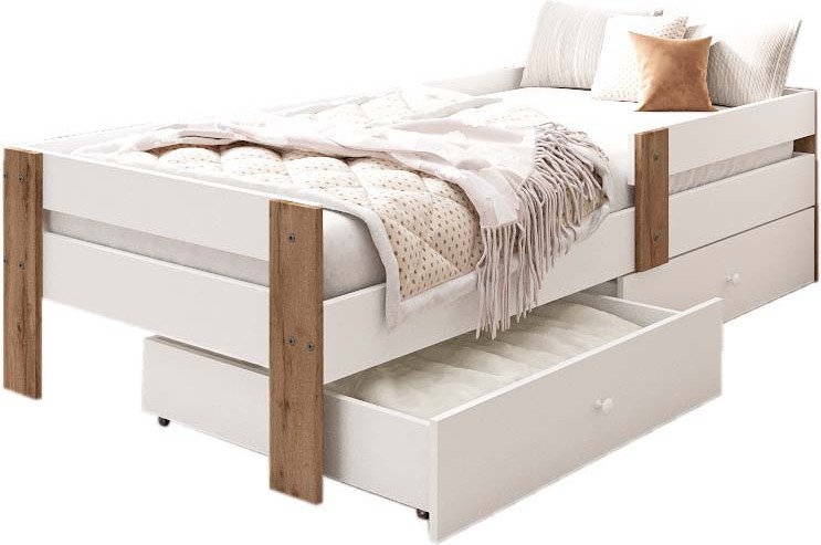 Кровать-тахта EcoWood Барселона-2 с ящиками 80х180 ECO.001.00053.80-180.101SE/376WML