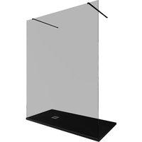 Душевая стенка Allen Brau Infinity 3.21046.BBA.T 323838 (черный браш)