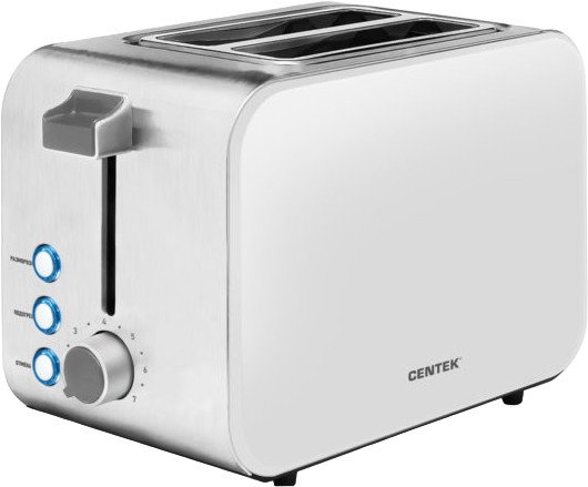 

Тостер CENTEK CT-1422 (белый/серебристый)