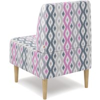 Интерьерное кресло MONOFIX Одос Принт кресло (абстракция фиолетовый/микровелюр)