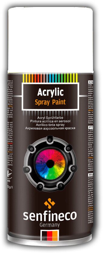 

Автомобильная краска Senfineco акриловая белая матовая 0.4 л