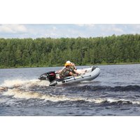 Моторно-гребная лодка Адмирал АМ-360 S серый/черный