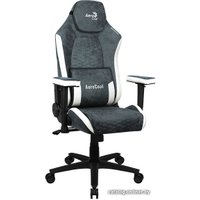 Игровое (геймерское) кресло AeroCool Crown AeroSuede (стальной синий)