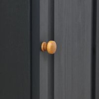 Шкаф-витрина Диприз Lena 1дв Д.73044.3 (серый воск/антик)