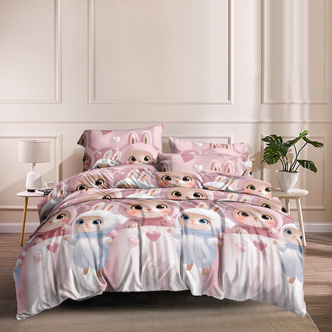 

2-спальный комплект постельного белья Царство сновидений 2сп Лабубу розовый 150-0589