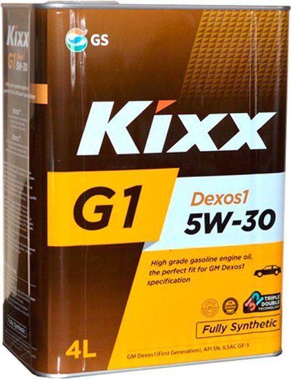 

Моторное масло Kixx G1 Dexos1 Gen2 5W-30 4л