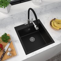 Кухонная мойка ZorG Como 46 (черный опал)