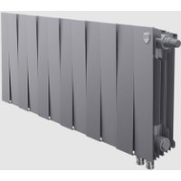 Биметаллический радиатор Royal Thermo PianoForte 300 VDR Silver Satin (12 секций)