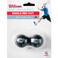 Набор мячей для сквоша Wilson Staff Red Dot WRT6177