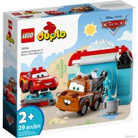 Конструктор LEGO DUPLO Disney 10996 Развлечение на автомойке Молнии Маккуина и Мэтра