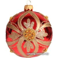 Елочная игрушка Орбитал Шар Д-222 200-056-2 (8см, красный)