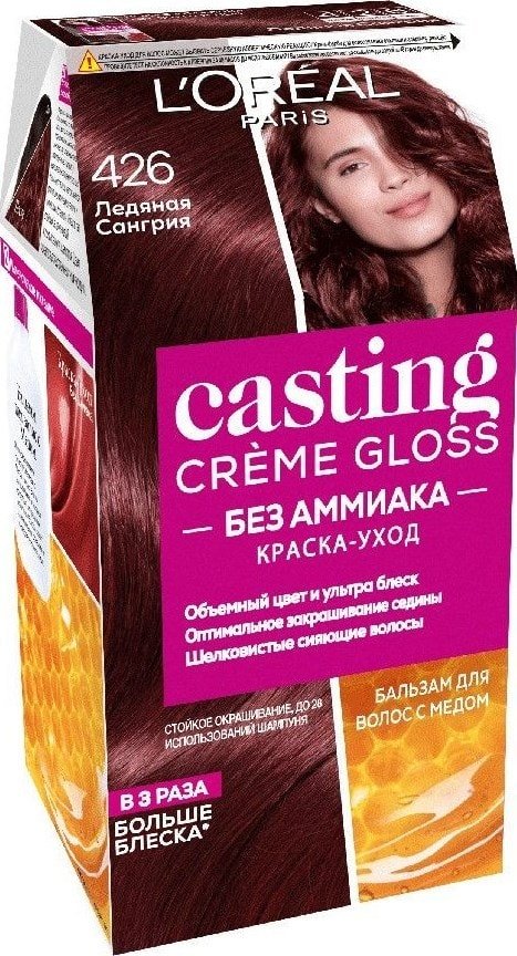 

Крем-краска для волос L'Oreal Casting Creme Gloss 426 ледяная сангрия