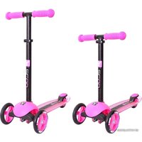 Трехколесный самокат Y-Scoo RT Trio Diamond 120 (розовый)