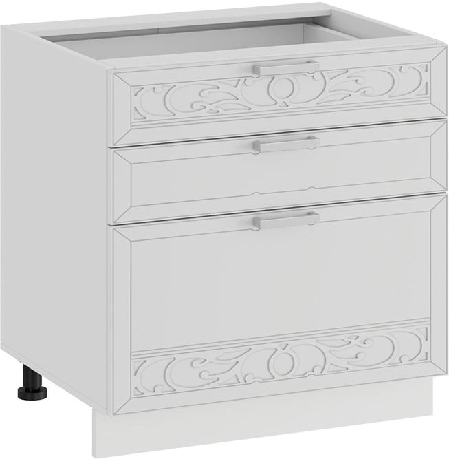 

Шкаф напольный Трия Долорес 1Н6Я3 (белый/сноу)