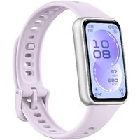 Фитнес-браслет Huawei Band 11 (серебристый полимерный корпус, с сиреневым силиконовым ремешком, международная версия)