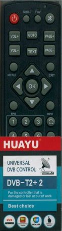 Пульт ДУ Huayu H0035594 для DVB-T2+TV