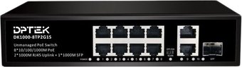 Неуправляемый коммутатор DPTEK DK1000-8TP2G1S