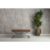 Стол-трансформер Levmar Apollo D44/S59 (миланский орех/серебро опоры)