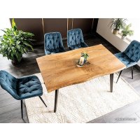 Кухонный стол Signal Fresno 150/210x90 (дуб артизан/черный)