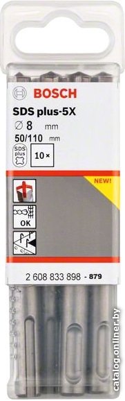 Набор буров Bosch 2608833898 (10 предметов)