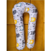 Подушка для беременных IMUM прямая U-образная 3м совы на сером PB-103