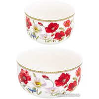 Набор салатников Elan Gallery Маки 420500