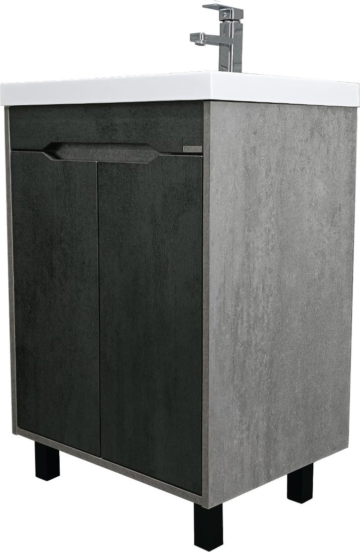 

Домино Тумба под умывальник Classica 80 Loft без ящика DL5608T (бетон)