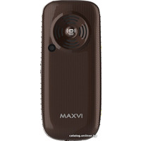 Кнопочный телефон Maxvi B9 (коричневый)
