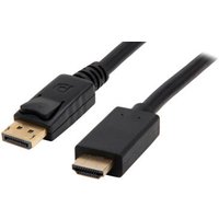 Кабель KS-IS KS-385-3 HDMI - DisplayPort (3 м, черный)