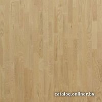 Паркетная доска Polarwood Ясень Pluton White Oiled 3-полосный