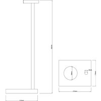 Держатель для туалетной бумаги Lauter Напольный 21SH19CH