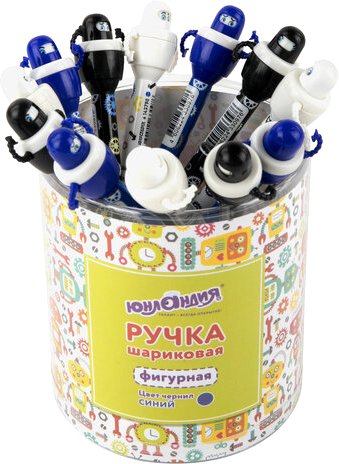 

Ручка шариковая Юнландия Робот 143790 (в ассортименте)
