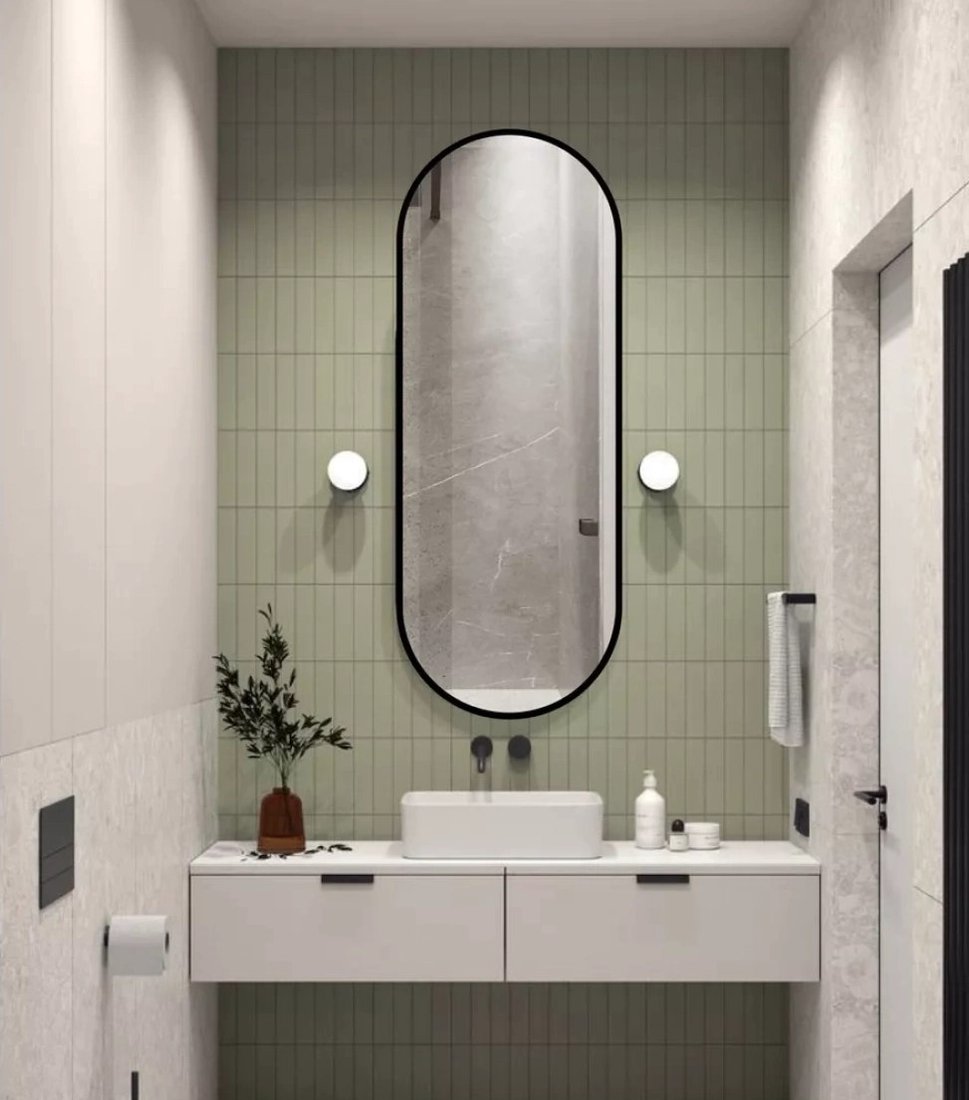 

Зеркало eMZe 40x100 UV.40.100.CHE (черный с УФ-окантовкой)