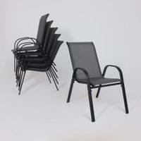 Набор садовой мебели AksHome Sunbeam (серый/черный)